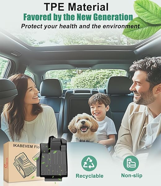 ORIGINAL 2022-2026 MDX FLOOR MATS & CARGO LINER & BACKREST MAT FULL SETS FOR ACURA MDX – CUSTOM FIT TPE FLOOR LINERS & CARGO MAT & BACKREST MAT – ALL WEATHER ODORLESS CAR MATS FOR MDX 2022-2025 2026