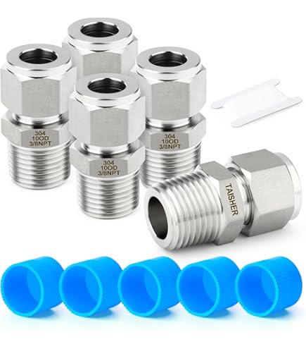 Everbilt 3/8 In. Compression Brass Sleeve Fittings (25-Pack) 800709 - The Home Depot