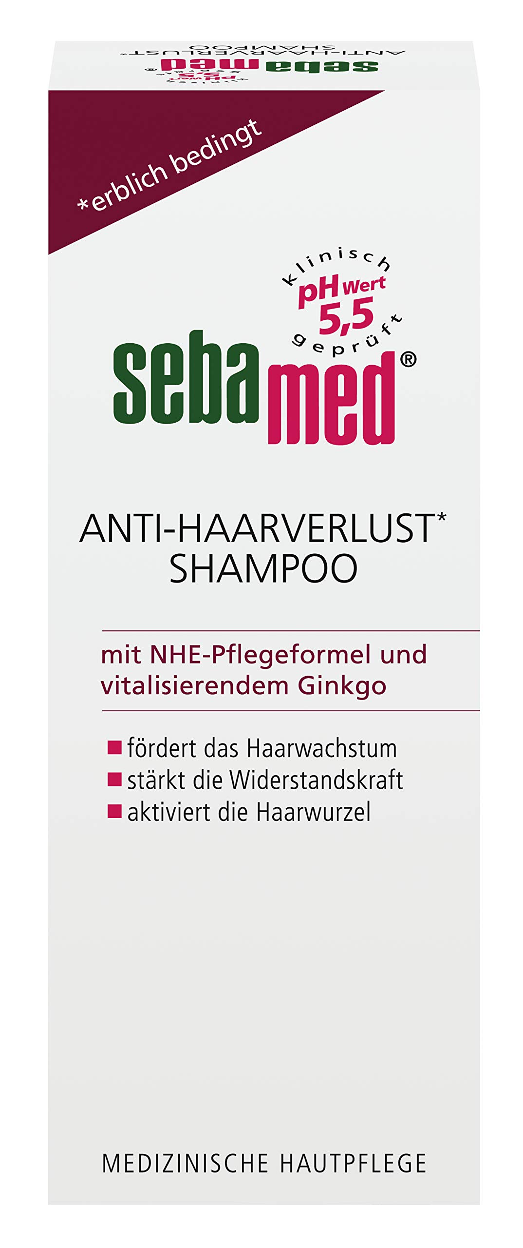 Sebamed Anti-Hair Loss Shampoo, Pack of 3 (3 x 200 ml)