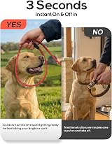 TagME Slip Lead for Dogs 1.8m Reflective Pad-Handle Training Leash Pink view 2