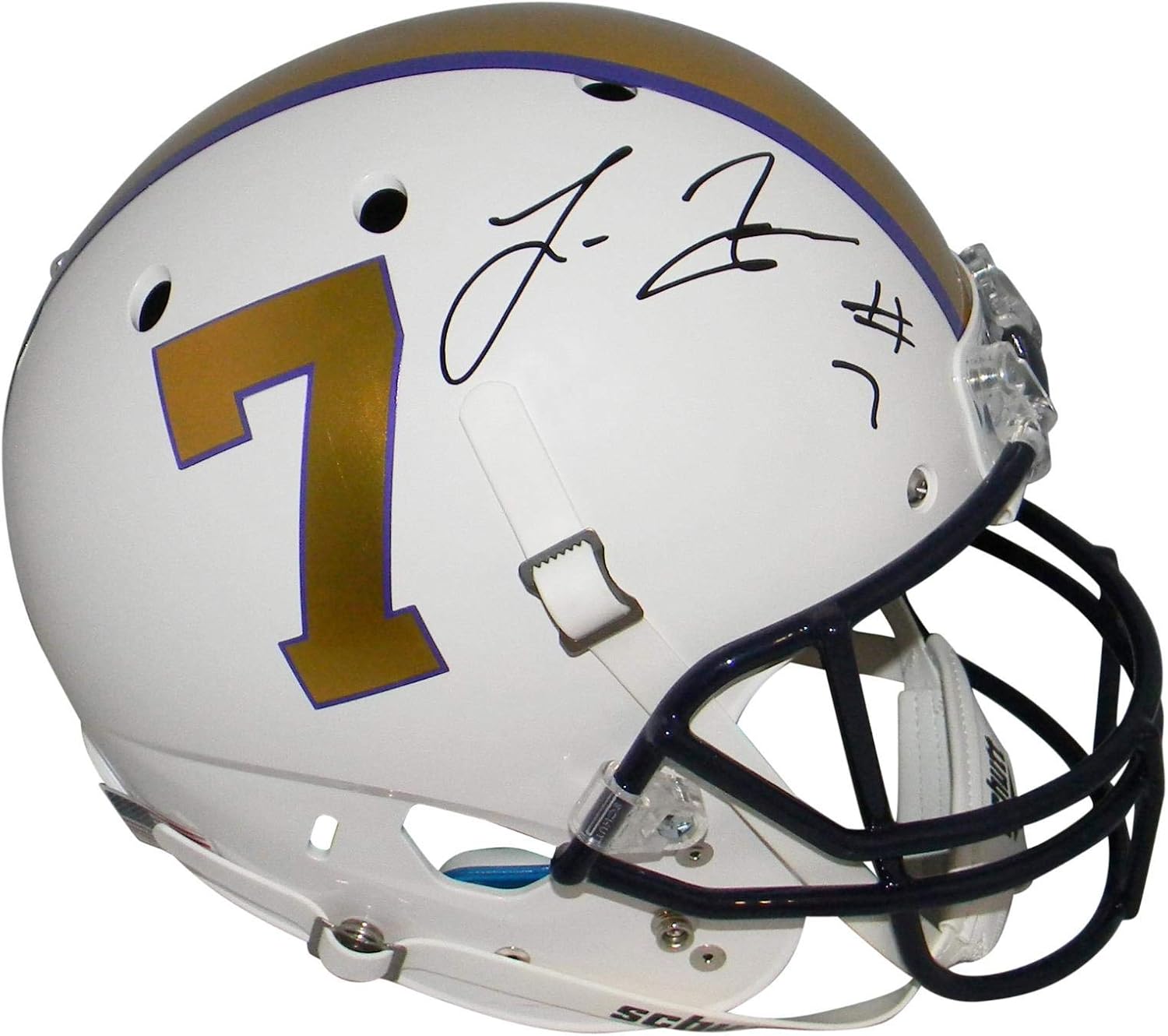 lsu game worn helmet