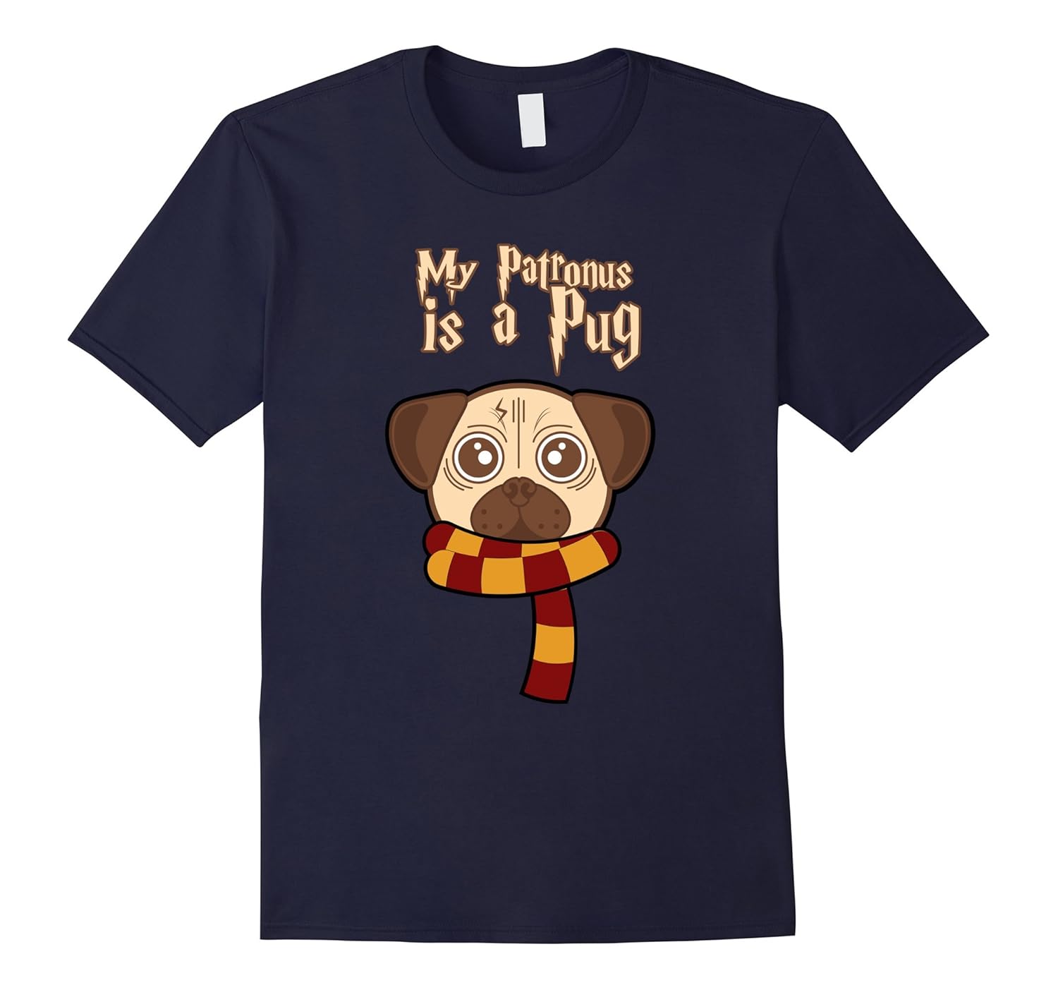 My Patronus Is A Pug T Shirts Funny Dog Gifts Wizard-ANZ