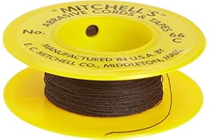 Mitchell Abrasives 66-C Round Crocus Polishing Cord, 012" Diameter x 25 Feet