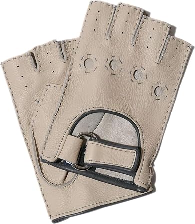 Amazon Co Jp Merola メローラ カットオフ ドライビンググローブ Zu4 クリーム ディアスキン 手袋指なし メンズ イタリア製 8 日本のm相当 並行輸入品 服 ファッション小物