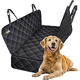 Dog Seat Cover for Back Seat, Waterproof Scratchproof Heavy Duty Pet Car Hammock for Backseat Protection Against Dirt Pet Fur