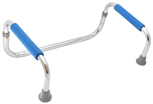 Secure Stand Assist Rail for Elderly with Padded Grab Bar Handles ...