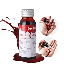 Go Ho Dark Fake Blood Makeup(1 oz),Realistic