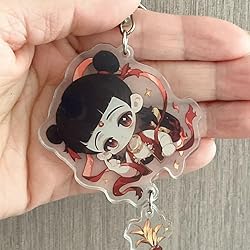 Cute Movie Ne Zha 2 Acrylic Keychain Nezha Cosplay
