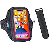 Tune Belt AB92EX3 Running Armband for iPhone 16/15/14/13 Pro Max, Plus, Galaxy Ultra/Plus/Note – Fits Large Phone with Large Case, Phone Holder Includes EX3 Strap Extender for XL Biceps (Black)