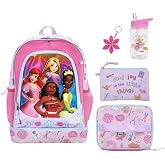 Disney Princess Favorite Characters 5-Piece 17" Backpack And Lunch Set For School &amp; Travel