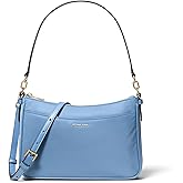 Michael Kors womens Jet Set Medium Top Zip Pochette Crossbody Bag