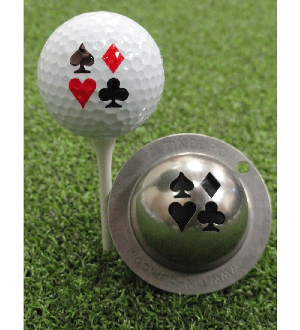 Tin-Cup Unisex Adult VEGAS NIGHTS Golf Ball Marker - Steel, One Size