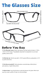 Autojouls 1-Pack Nearsighted Glasses for Distance