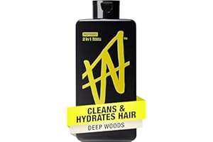 W by Jake Paul Hydrating Mens Shampoo and Conditioner 2 in 1 for All Hair Types, Vitamin-Infused, No Artificial Dyes Deep Woods, 16 fl oz