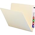 Smead End Tab File Folder, Straight-Cut Tab, Letter Size, Manila, 100 per Box (24100)