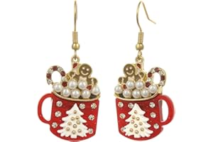 Madison Tyler Christmas Earrings for Women | Santa Claus | Snowmen | Christmas Trees | Christmas Stockings | Gingerbread Men | Jingle Bells | Christmas Jewelry | Christmas Earring Gifts for Women