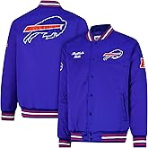 Ultra Game Mens NFL Official Supreme Satin Jacket