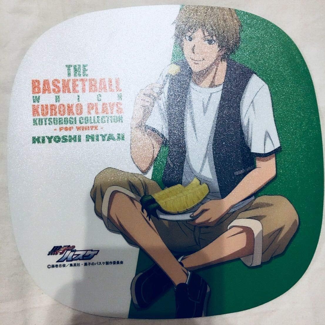 Amazon 黒子のバスケ くつろぎコレクション Half ペタペタ貼れるシールステッカー マウスパッド Pop White 宮地清志 アニメ 萌えグッズ 通販