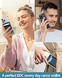 Miroddi for Magsafe Wallet, Stronger Magnetic Phone