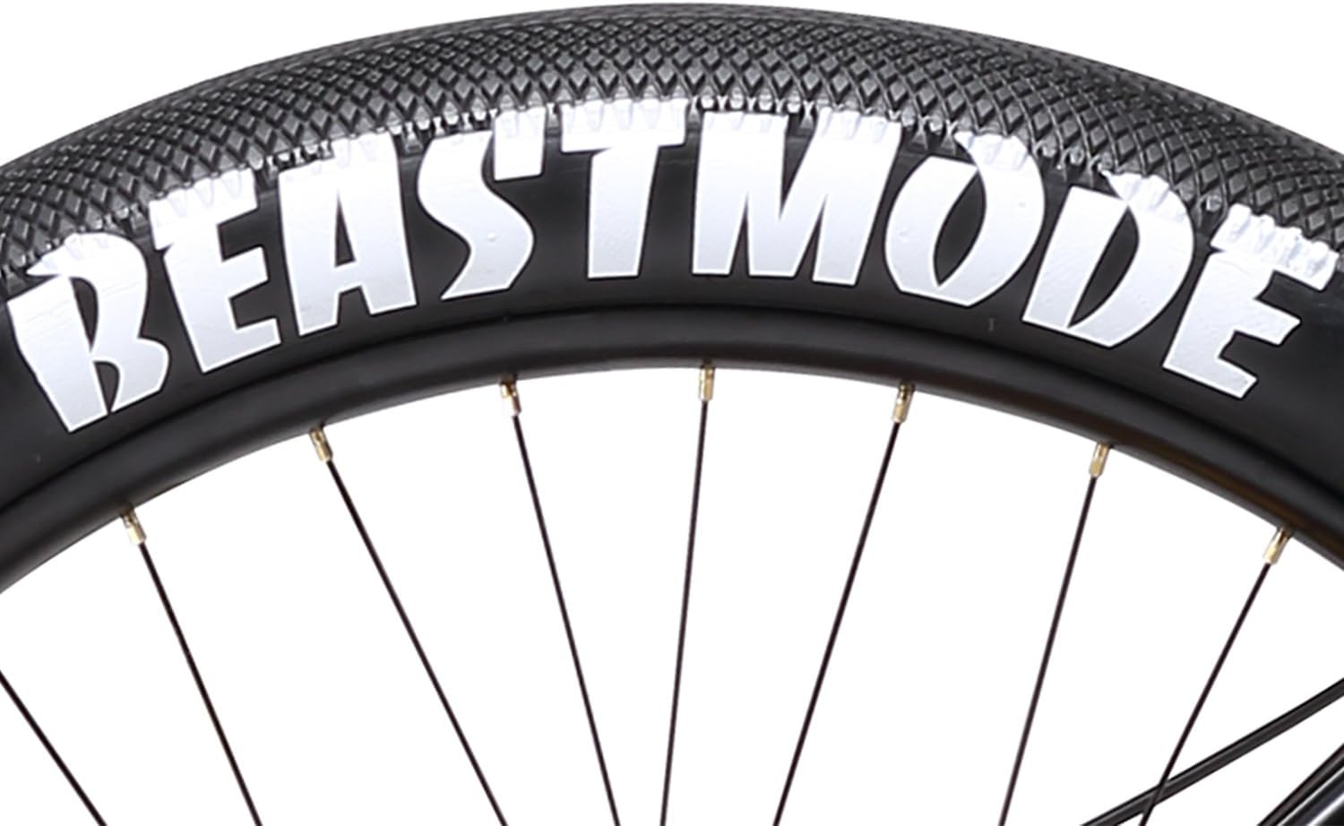 beast mode bike black and gold