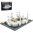 CAXIMSY Great Mosque of Mecca Building Blocks Set Islamic Masjid Architectural Model Toys Muslim Eid Gifts for Kids Adult 2291 Pieces