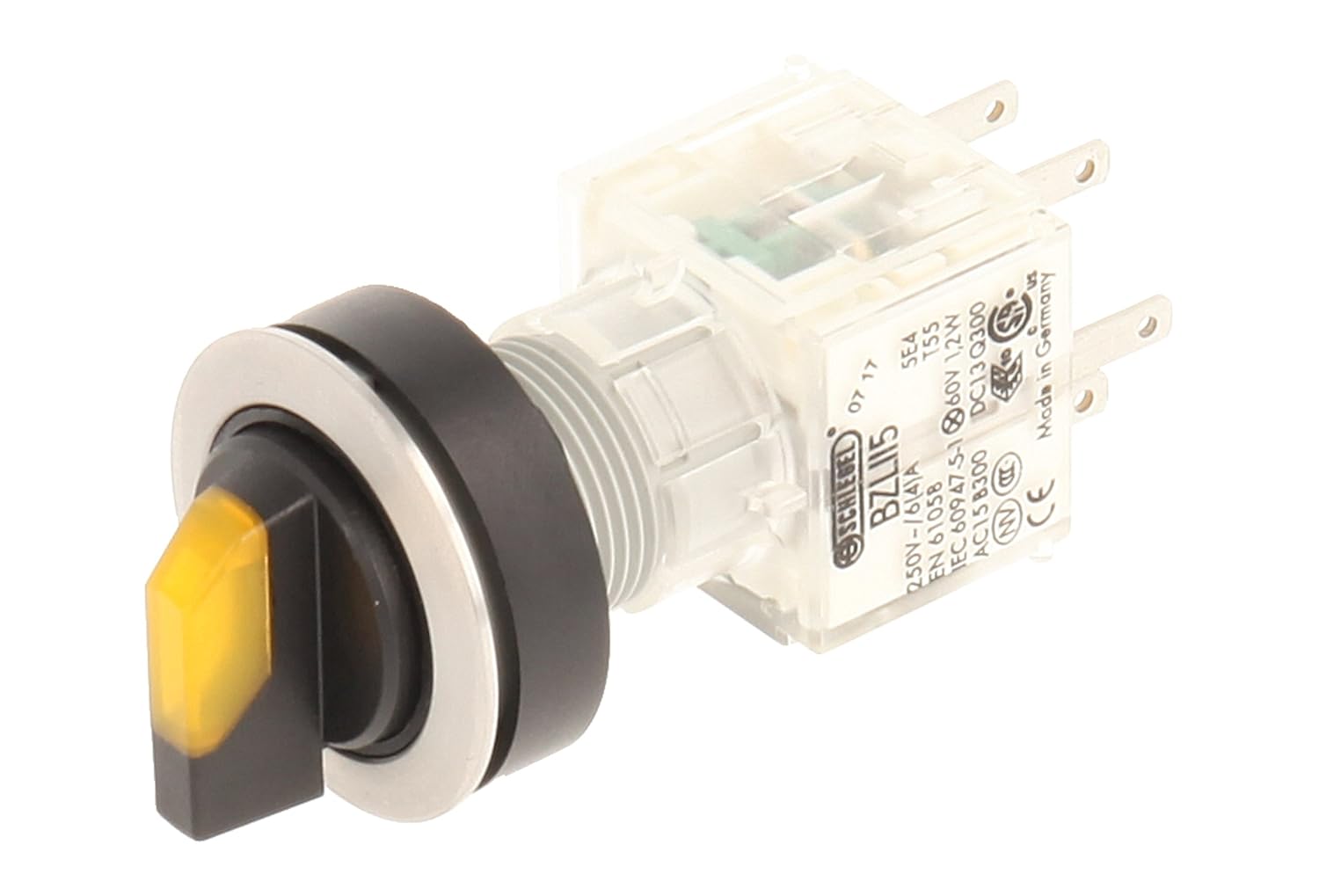 Club 23.001.370 Light Switch, Latching, Stainless Steel