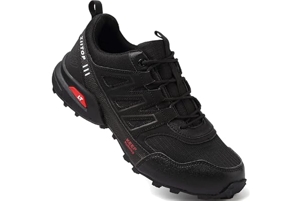 todaysunny Trail Running Shoes Men Hiking Shoes for Men Outdoor Walking Shoes Breathable Non-Slip Sneakers for Men All-Terrai