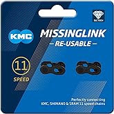 KMC Unisex's 11 Speed DLC MissingLink Joining Link, Black, 2 Pairs