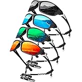 KALIYADI 4 Pack Polarized Sunglasses-Men Sports Sun-glasses: Mens Sunglasses UV Protection for Fishing Driving Cycling