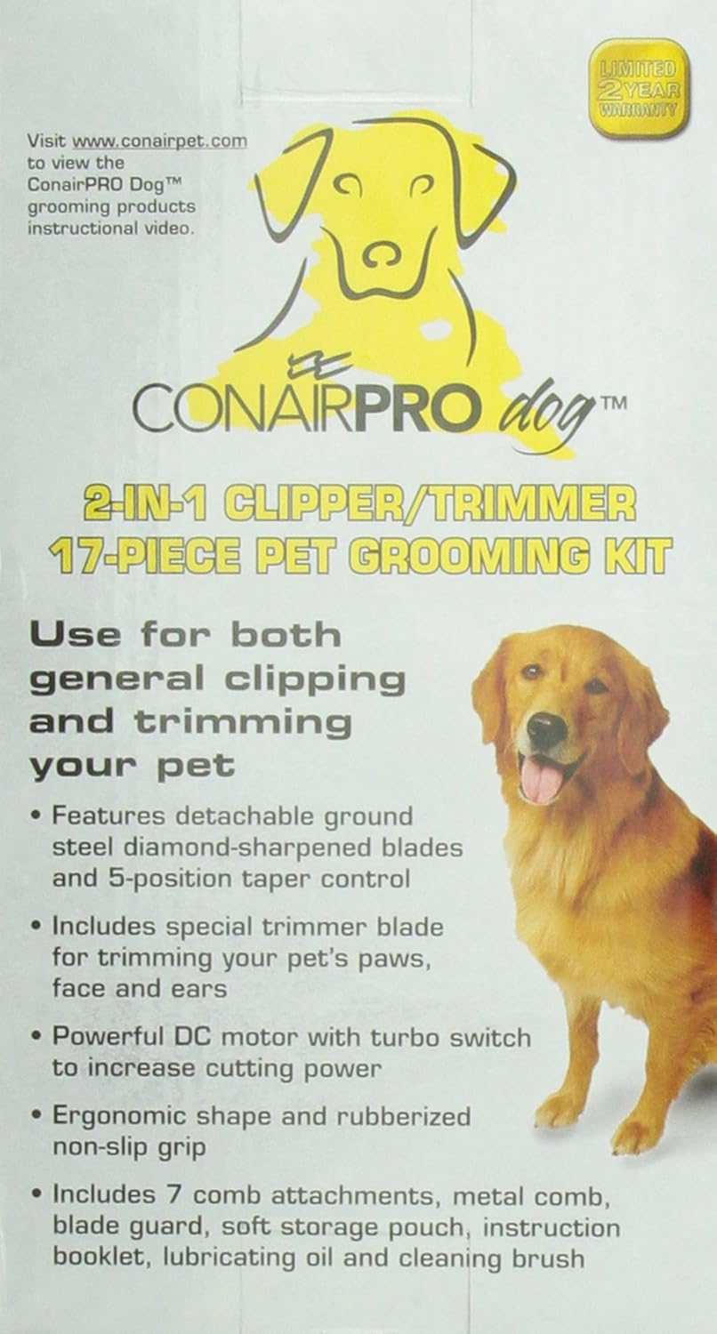 conair pet clipper and trimmer kit