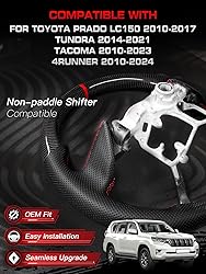 Carbon Fiber Steering Wheel With Black Perforated