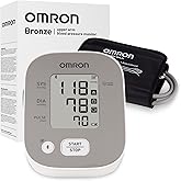 OMRON Bronze Blood Pressure Monitor &amp; Upper Arm Blood Pressure Cuff | For Home Use - #1 Doctor &amp; Pharmacist Recommended Brand - Clinically Validated - Connect App