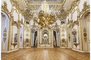 Yeele 10x8ft Luxurious Palace Backdrop for Photography Chandelier Arch Door Noble Hotel Background Kids Adult Photo Booth Sho