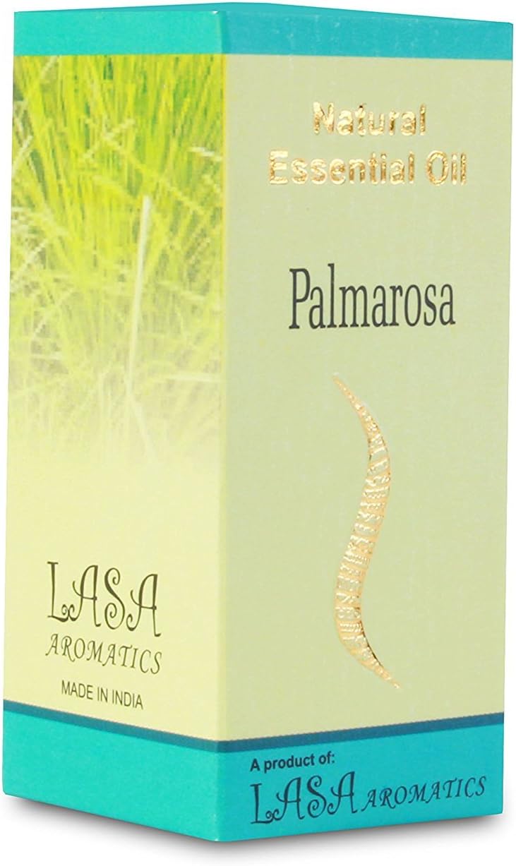 Lasa Aromatics Palmarosa Essential Oils 100% Pure And Natural - 10 ml
