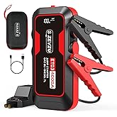 S ZEVZO ET03 Car Jump Starter 4000A Jump Starter Battery Pack for Up to 8.0L Gas and 7.0L Diesel Engines, 74Wh Portable 12V J