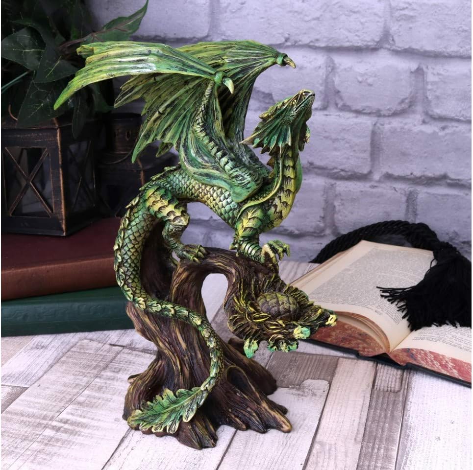 Nemesis Now Figurine Adulte Dragon Anne Stokes En Resine Vert Taille Unique 25 5 Cm Cuisine Maison Decoration De La Maison Schoolofbabywearing Com
