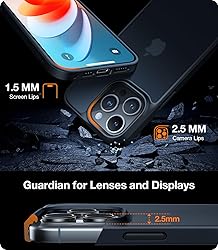 TORRAS Shockproof for iPhone 16 Pro Max Case, 4X