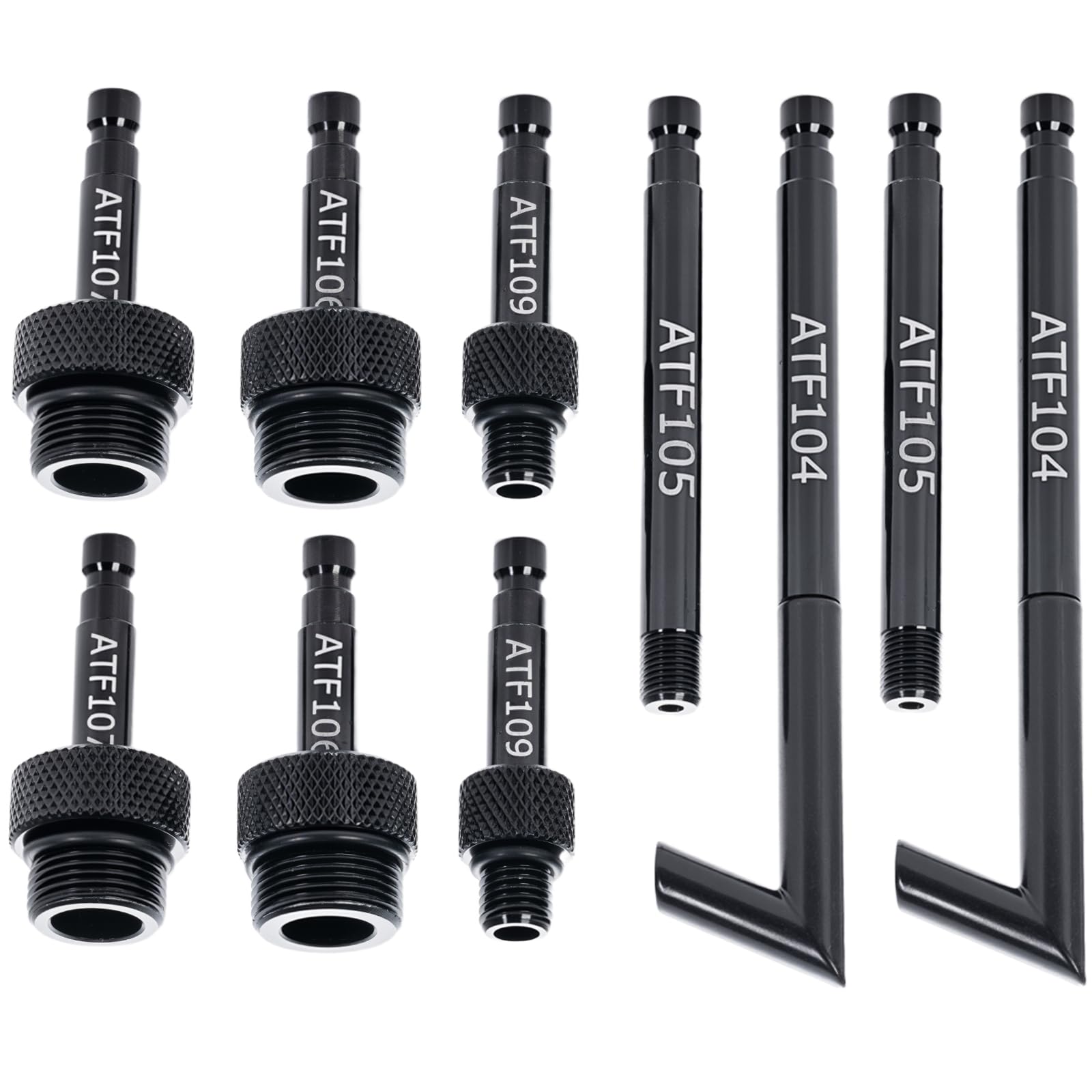 Photo 1 of 10PCS ATF Fluid Adapters Compatible with VW Audi 09G/01J/CVT/DSG & Benz 722.9 Transmissions - Replacement Kit (VAS6262-1, VAS6262-2, VAG1924/1, VAS5162-1)?