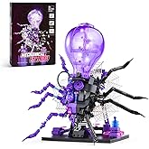SATHIDI Mechanical Spider Building Set for Adults, Spider Building Block Toy Home Decor with LED Light, Gifts for Adults Boys 8+ (573PCS)