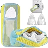 2 In 1 Shoe Washing Machine Bag,Upgrade with Mesh Insole Slot,Laundry Bag for Washer and Dryer,Drying,Shoes Machine Cleaner,for All Shoe Types