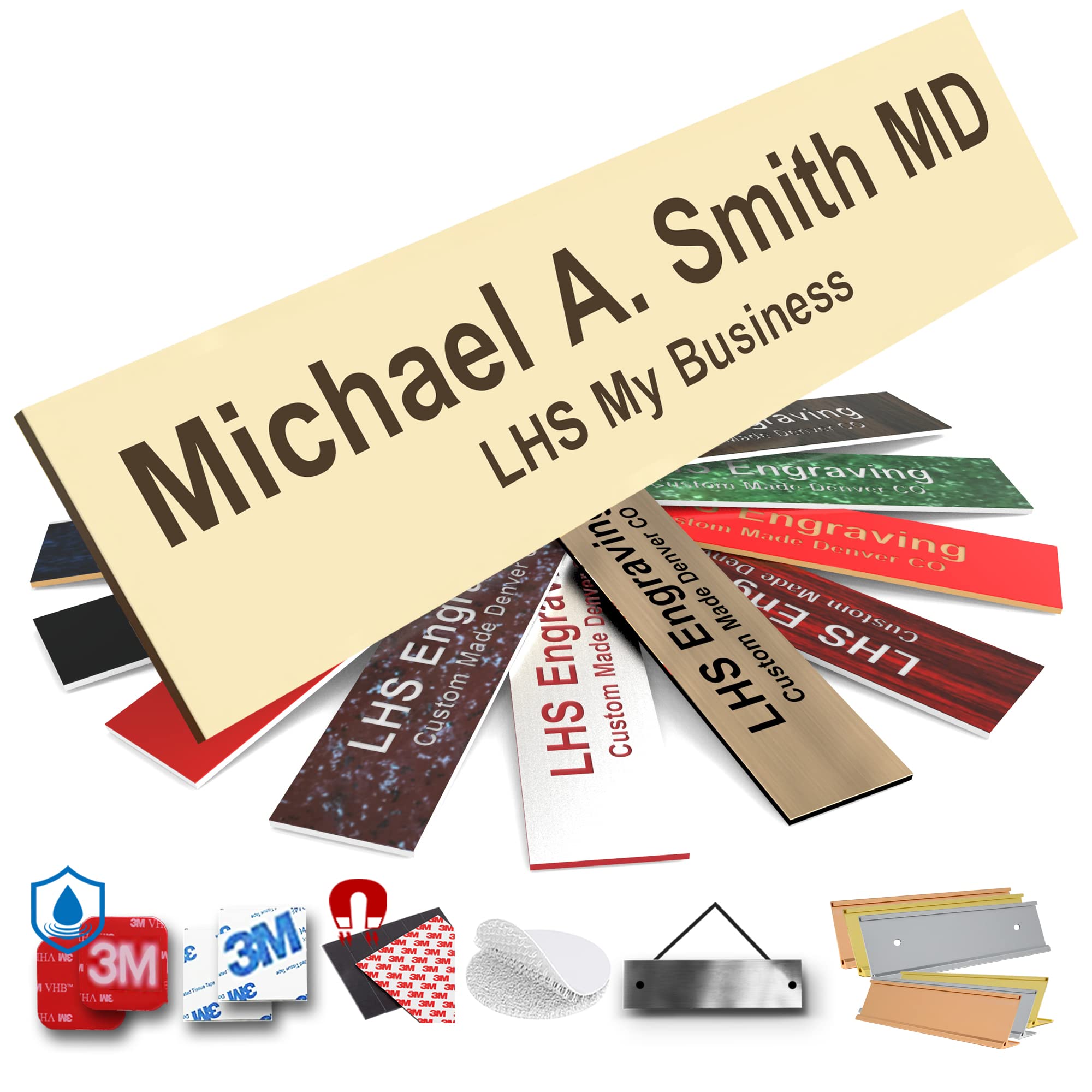 LHS - Engraved Name Plates for Door Sign