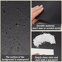 GORGECRAFT Black PVC Backdrop