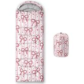 QOOMO Camping Sleeping Bags,3 Season Warm &amp; Cool Weather,Lightweight,Waterproof Sleeping Bags for Adults &amp; Kids,Traveling,and Outdoors,Camping Gear Equipment