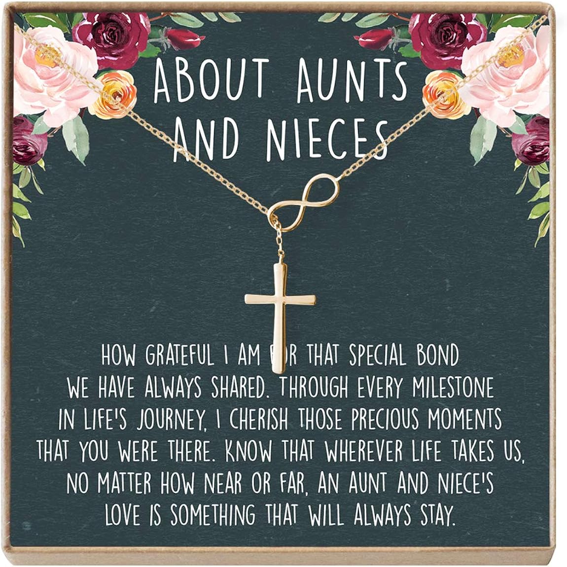 Amazon Com Dear Ava Aunt Niece Necklace Aunt Niece Gift Aunt