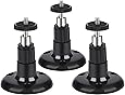 Shappy 3 Pack Security Wall Mount Indoor and Outdoor Mount Bracket Adjustable for Arlo, Arlo Pro, Arlo Cam and Other Compatible Models (Black)