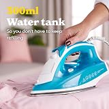 Russell Hobbs Supreme Steam Iron 2400W 300ml Non-Stick 110g Steam Shot view 2