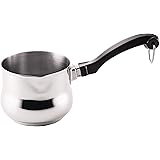 Farberware Classic Series Stainless Steel Butter Warmer/Small Saucepan Dishwasher Safe, 0.625 Quart, Silver