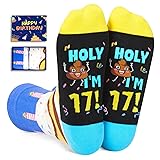 HAPPYPOP 17th Birthday Gifts Socks Ideas - Presents