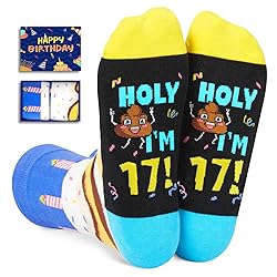 HAPPYPOP 17th Birthday Gifts Socks Ideas - Presents