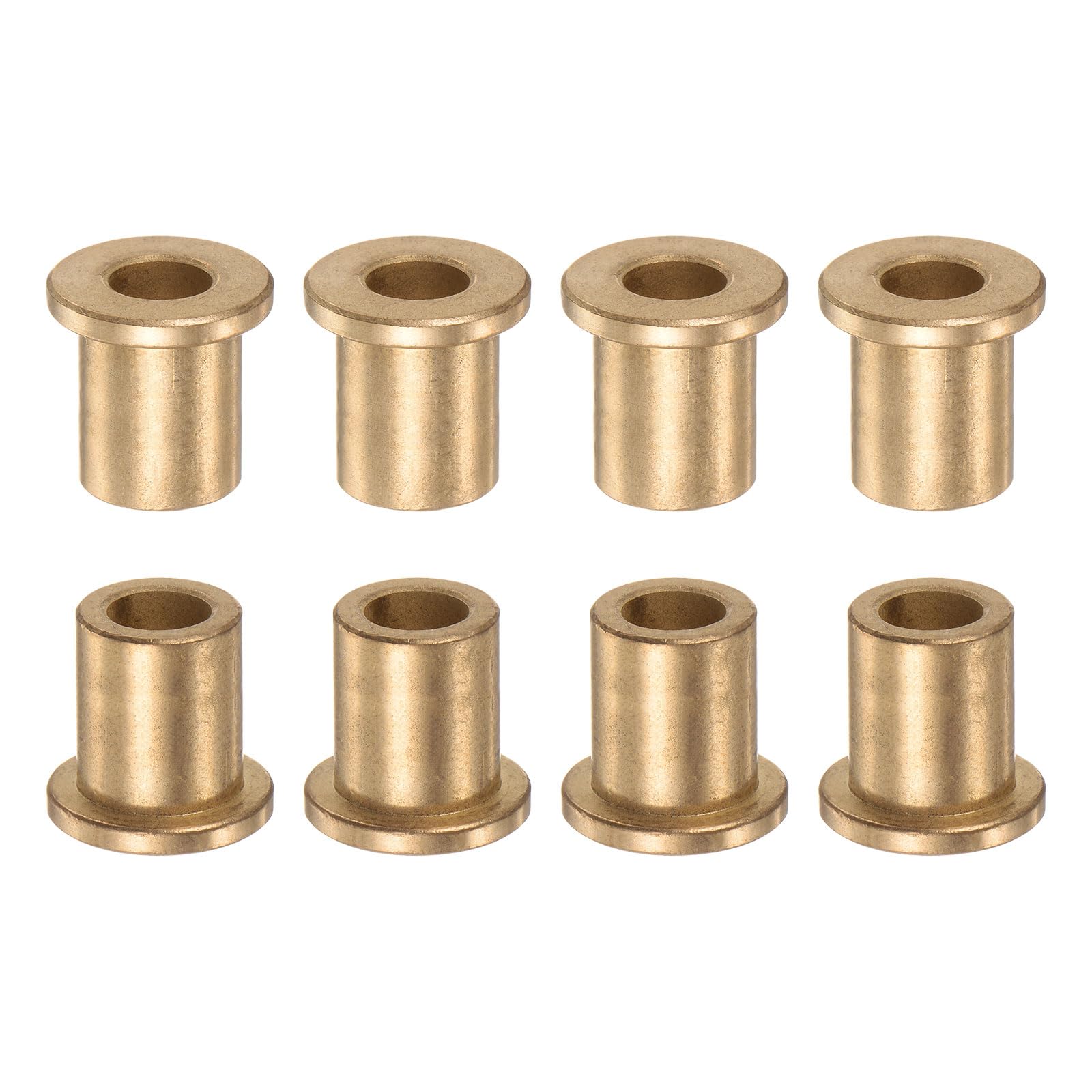 HARFINGTON 8pcs Flange Bearing Sleeve 10mm Bore